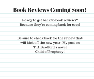 Book Reviews Coming Soon!
